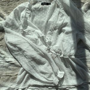BOOHOO white blouse
